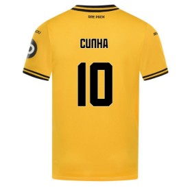 Pánské fotbalový oblečení Wolves Matheus Cunha #10 Domácí košile 2024-25 Krátkým Rukávem